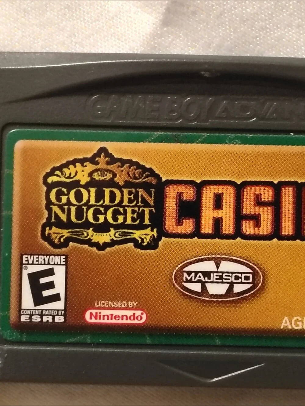 2 Nintendo Game Boy Advance Games:Yoshi Island SuperMario Adv.3 & Golden Nugget